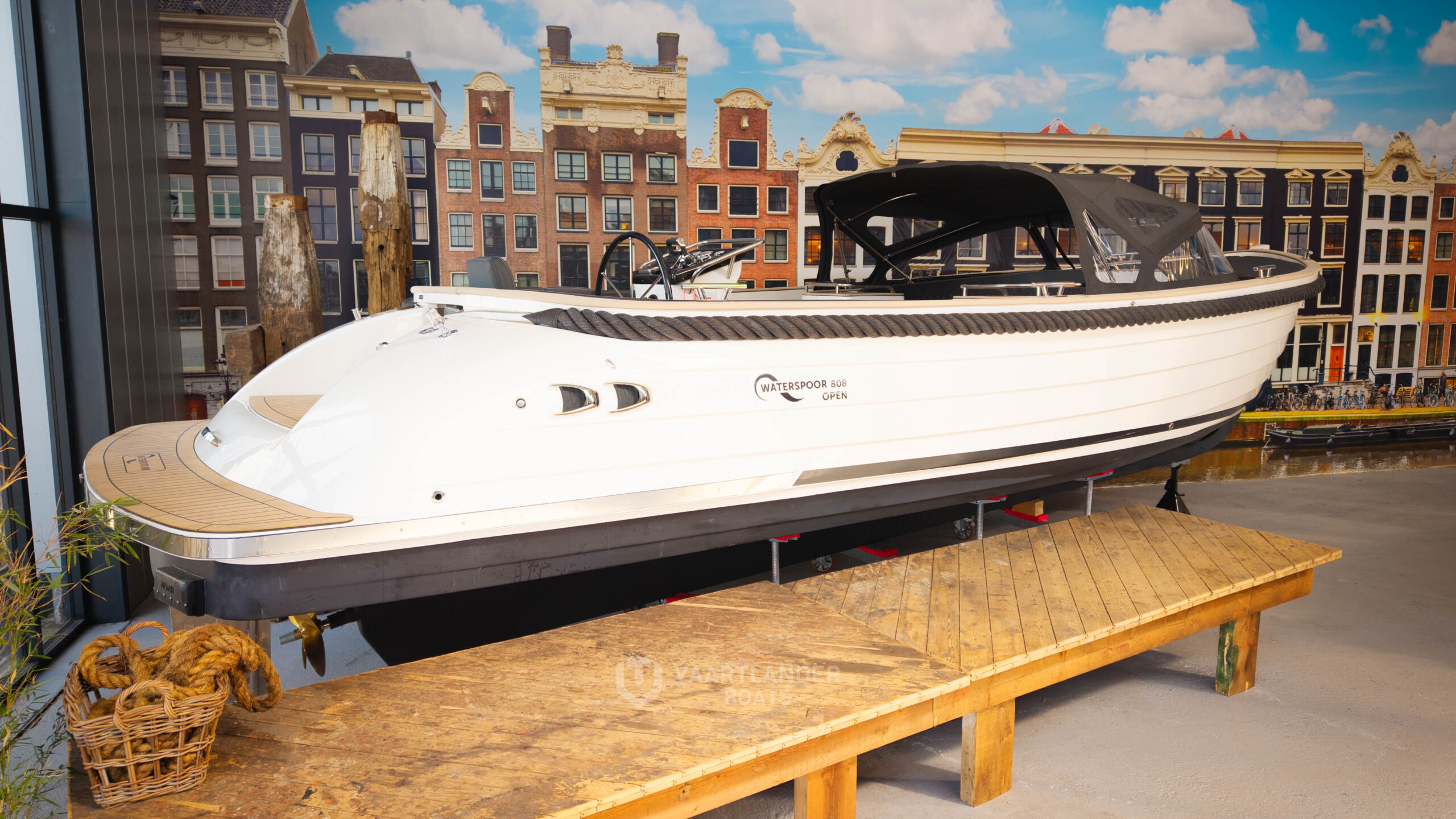 Vaartlander Boats - Vaartlander Waterspoor808Open Wit 46 scaled