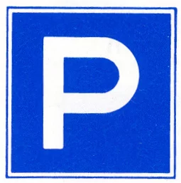 Verkeersbord E.5 voor de scheepvaart dat ligplaats nemen toestaat