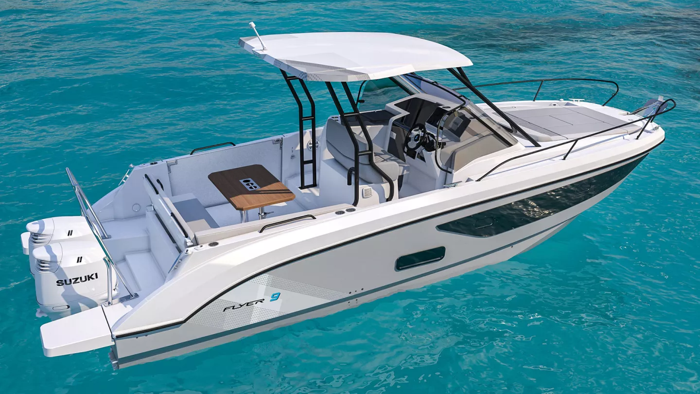 Vaartlander_BeneteauFlyer9SUNdeck-11 Beneteau Flyer 9 SUNdeck met zonnedek en console