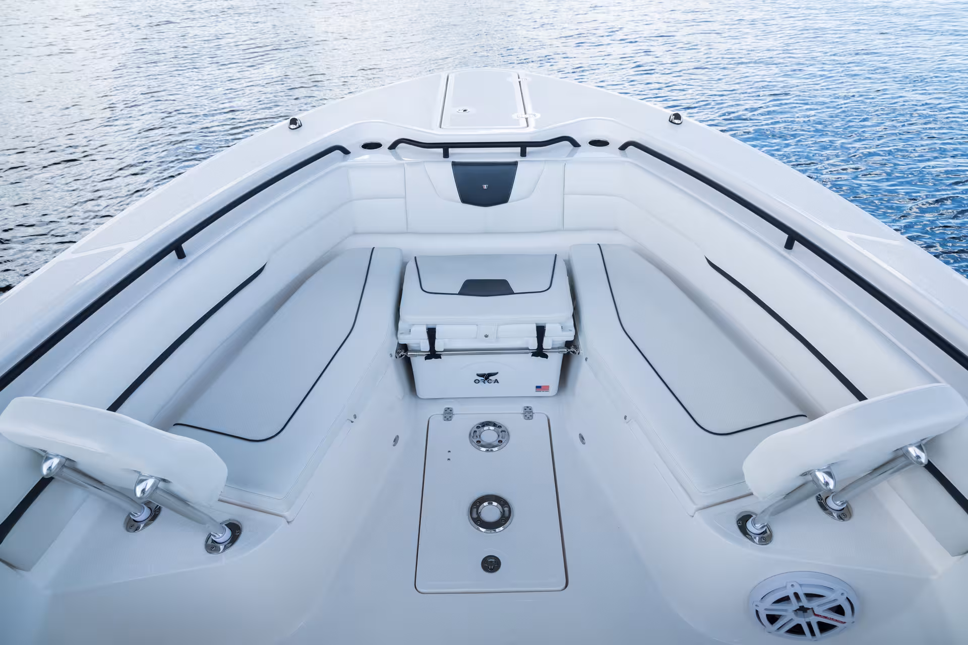 Vaartlander_Wellcraft352Fisherman-15 Wellcraft 352 Fisherman met ruime boegzitplaatsen en open dek voor comfort