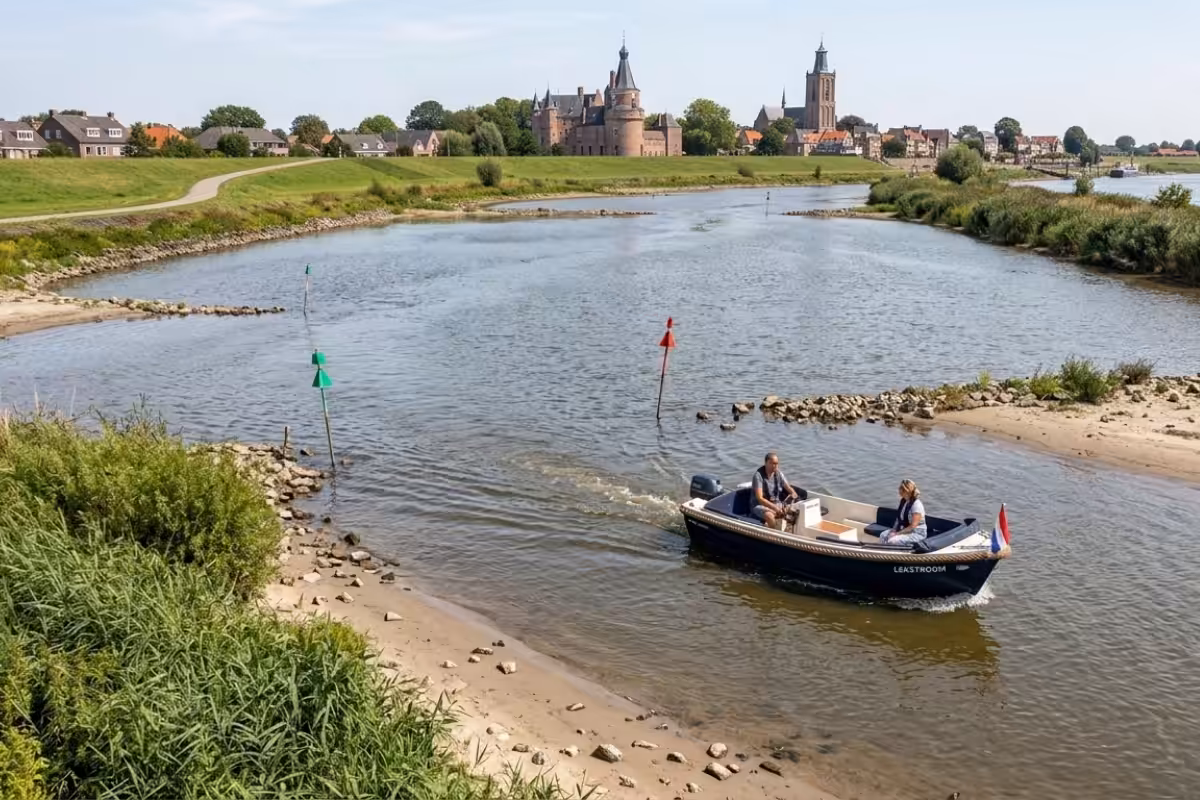 Varen-bij-lage-wateren Vaartlander Boats - Varen bij lage wateren